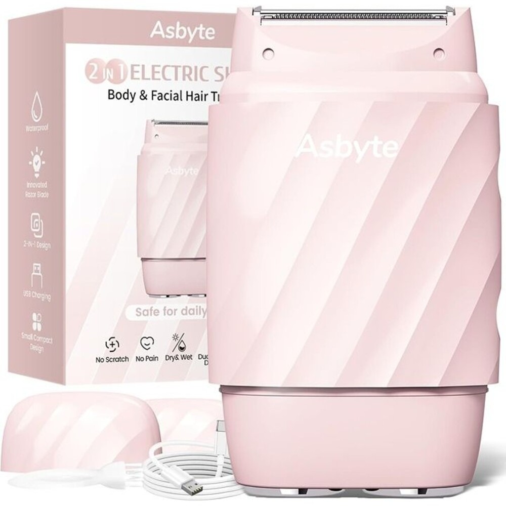 4-in-1 Electric Razor Bikini Trimmer & Facial Hair Remover for Women